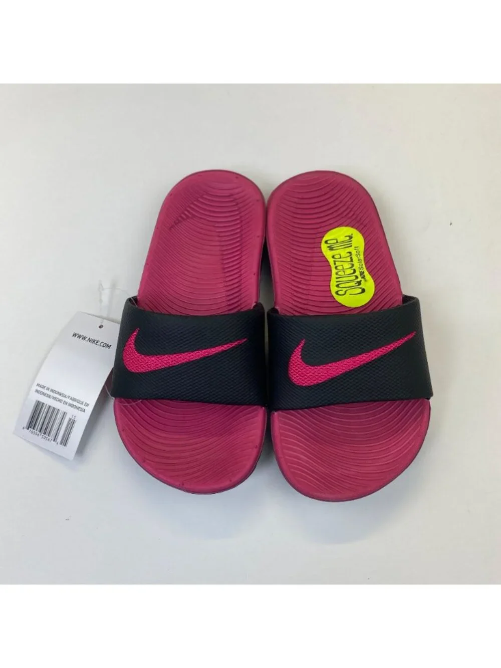 Girl's Youth Nike Kawa Slide (GS/PS) Slides Sandals Shoes 819353 001 size 11 New